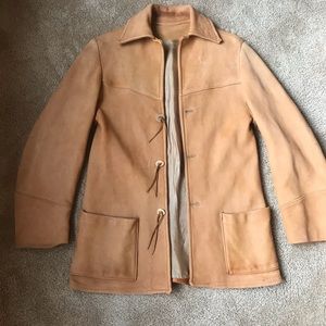 Vintage deerskin leather jacket